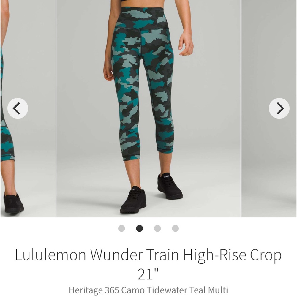 Lululemon Wunder Train Crop HR Tight